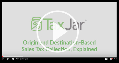 Origin and Destination Based Sales Tax Video